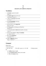 English worksheet: Making and Keeping Friends