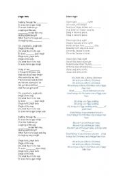 English Worksheet: Christmas Carols