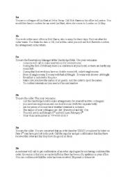 English worksheet: telephoning (business)