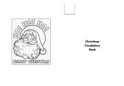 English worksheet: Christmas Vocabulary Book (1 of 3)