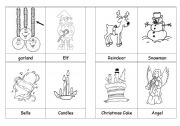 English Worksheet: Christmas vocabulary book (3 of 3)