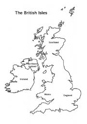 English Worksheet: The British Isles