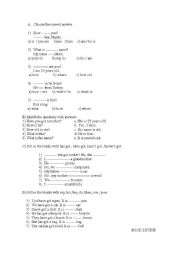 English worksheet: quantifiers