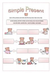 English Worksheet: Present Simple