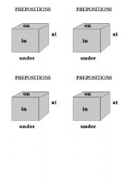 English worksheet: PREPOSITIONS