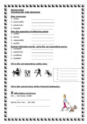 English worksheet: Zodiac signs -  describing people