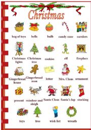 Christmas Vocabulary