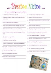 English Worksheet: Passive Voice