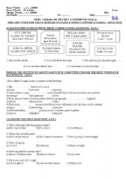 English Worksheet: ket exam