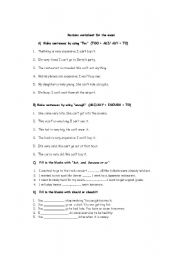 English Worksheet: spot on 8 unit 4 