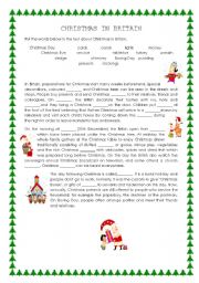 English Worksheet: Christmas in Britain