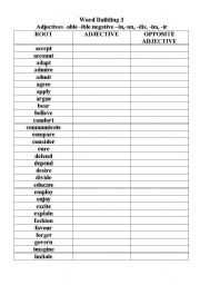 English worksheet: derivatives