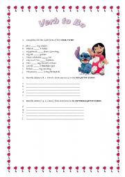 English Worksheet: Verb To be