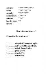 English worksheet: How often do you...?