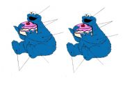 English worksheet: cookie monster - body