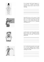 English Worksheet: Introducing Yourself - Jumbled words