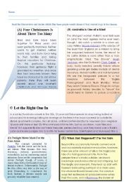 English Worksheet: Choosing the right film