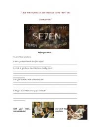 English Worksheet: SEVEN-PART 1