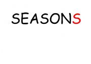 English worksheet: seasons