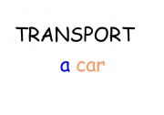 English worksheet: transport singular / plural