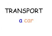 English Worksheet: transport singular / plural