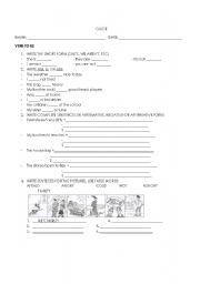 English Worksheet: QUIZ
