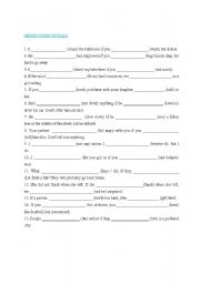 English worksheet: mixed conditionals