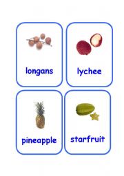 English worksheet: Tropical Fruit 2