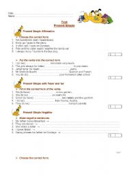 English Worksheet: Present Simple Worksheet