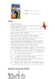 English Worksheet: Video Session