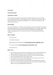 English Worksheet: Fractured Fairy Tales