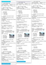 English Worksheet: Boulevard of broken dreams