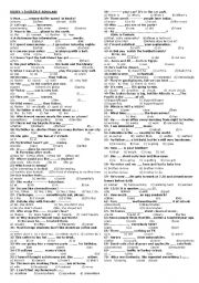 English Worksheet: Exam