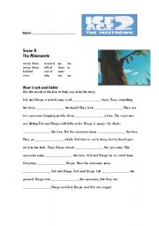 English Worksheet: Ice Age 2 / The Miscreants / Scene 8