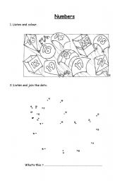 English Worksheet: Numbers 1 to 20