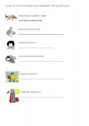 English worksheet: SIMPLE PRESENT 