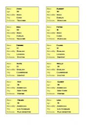 English Worksheet: Find your counterpart