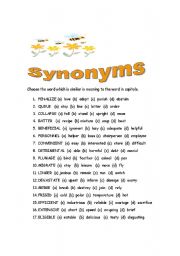 Synoymns