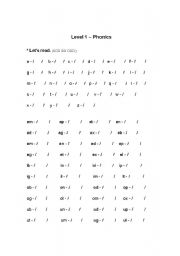 English Worksheet: Phonics