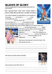 English Worksheet: Blades of Glory