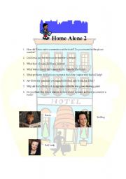 English Worksheet: Home Alone 2