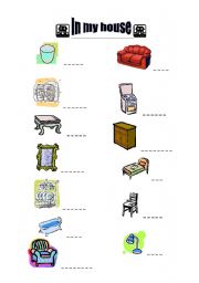 furniture vocabulary 