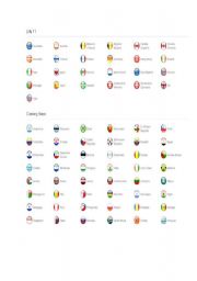 English Worksheet: countries