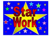 English Worksheet: Star Work