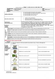 English Worksheet: simple present tense -telling the time 