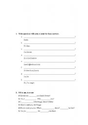 English worksheet: revision grammar Wh-questions, possessive case, prep.of time,...