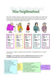 Miss Neighbourhod - comparing 