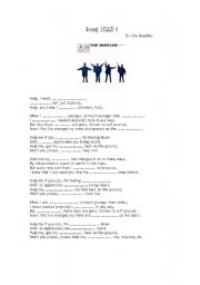 English worksheet: Song: Help! by The Beatles
