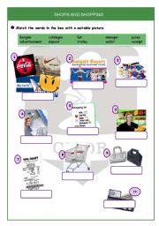 English Worksheet: Shopping 