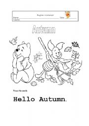 Autumn colouring